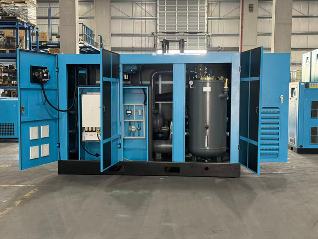 Single-stage Permanent Magnet Variable Frequency Screw Air Compressor 
