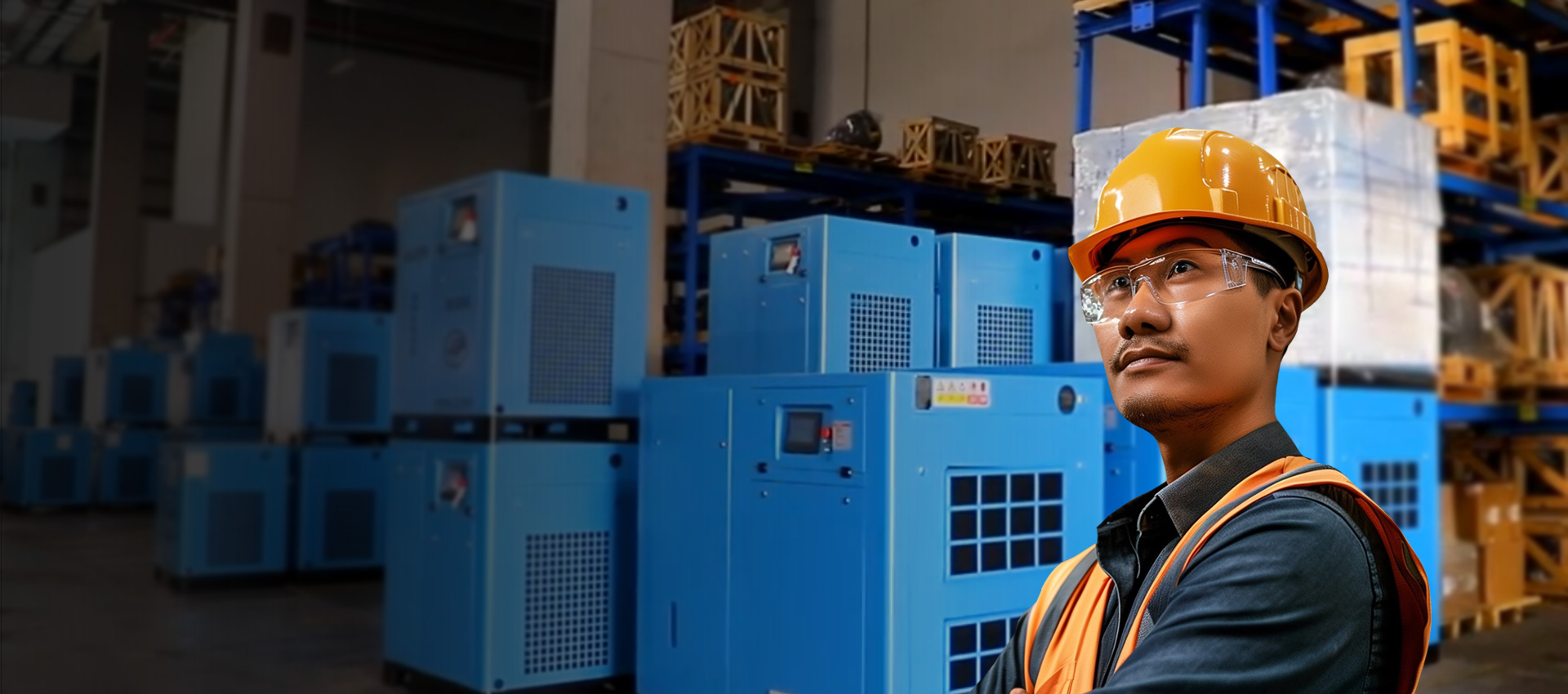 advanced Water-lubricated Screw oil free air compressor