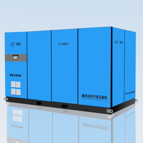 Single-stage Permanent Magnet Variable Frequency Screw Air Compressor75KW100HP8Bar LUOYOU